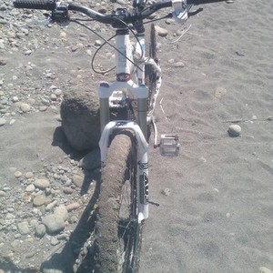 2006 Mountain Cycles Rumble White and Stickers tape or other cover-up