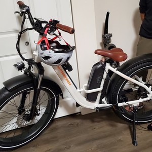 Rad Power Bikes RadRover Step Thru Version-1 White
