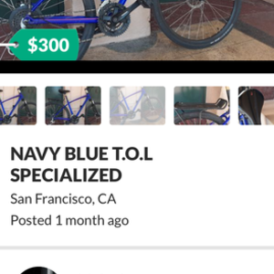 2018 Specialized Crosstrail Blue and Purple
