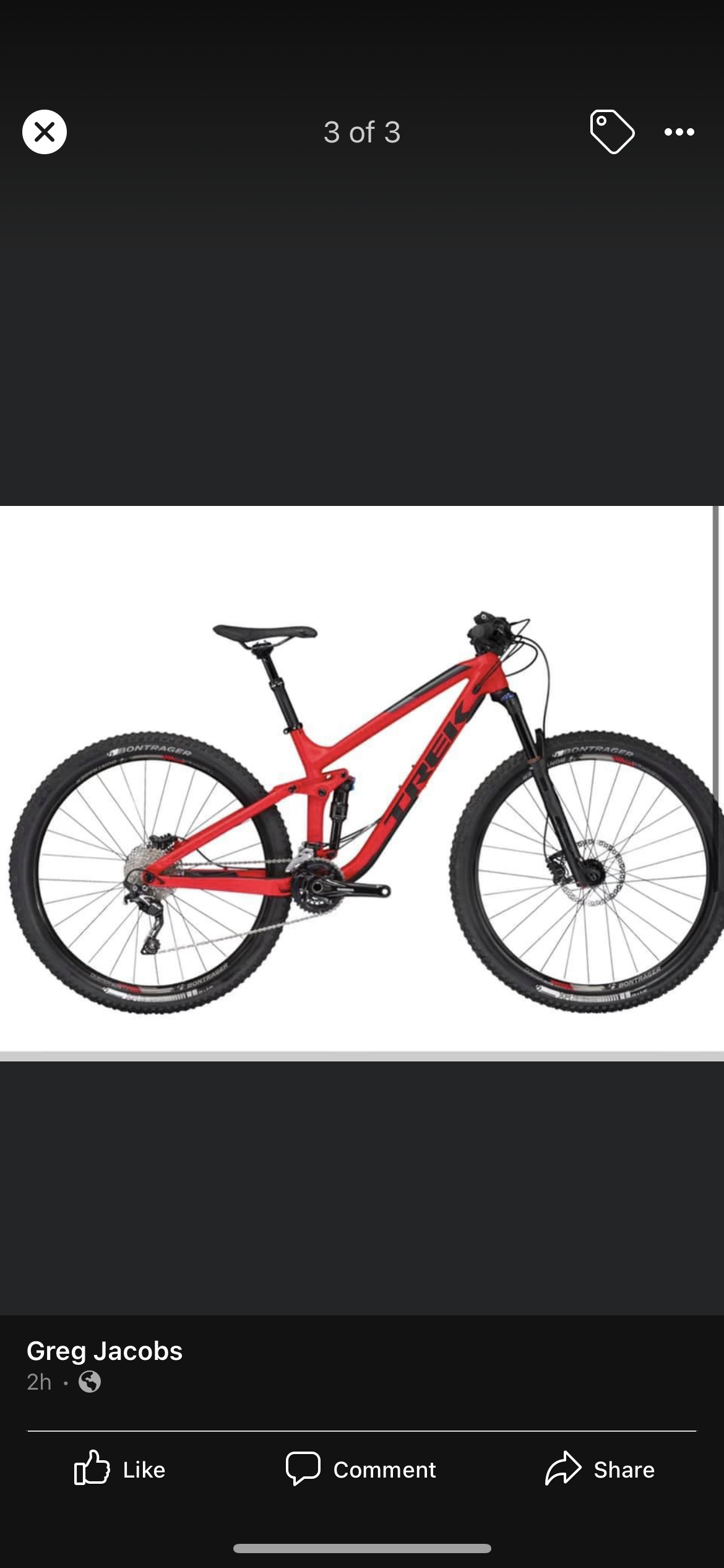 2017 trek fuel ex 7 for sale