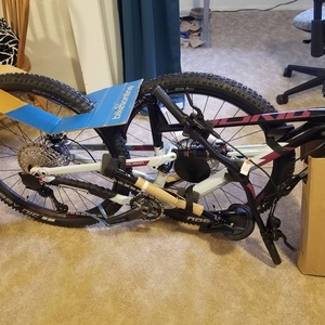 2021 Polygon Siskiu D7 Blue, Black, and Red
