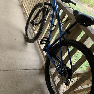 2020 Trek Blue and Silver, gray or bare metal