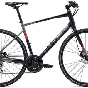 2020 Marin Bikes Fairfax 2 Black and Silver, gray or bare metal