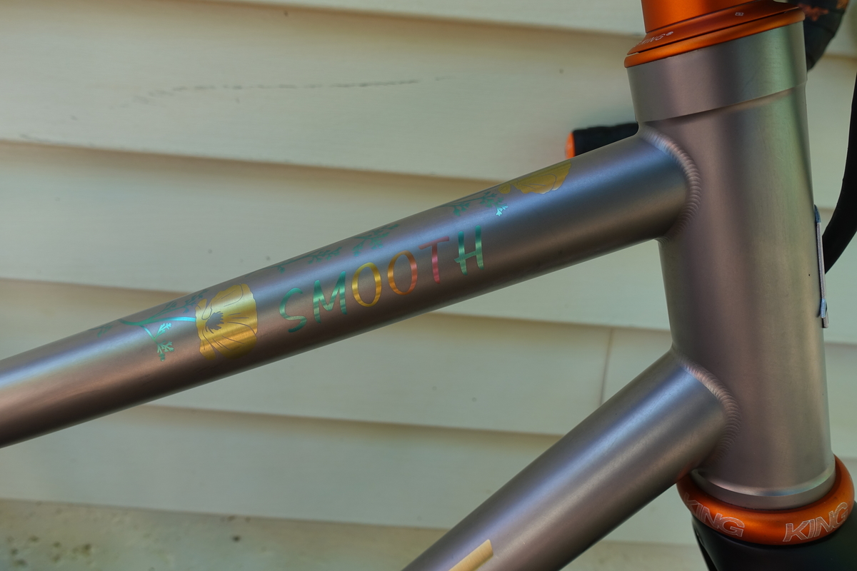 2021 Bingham Built Custom titanium frame/small
