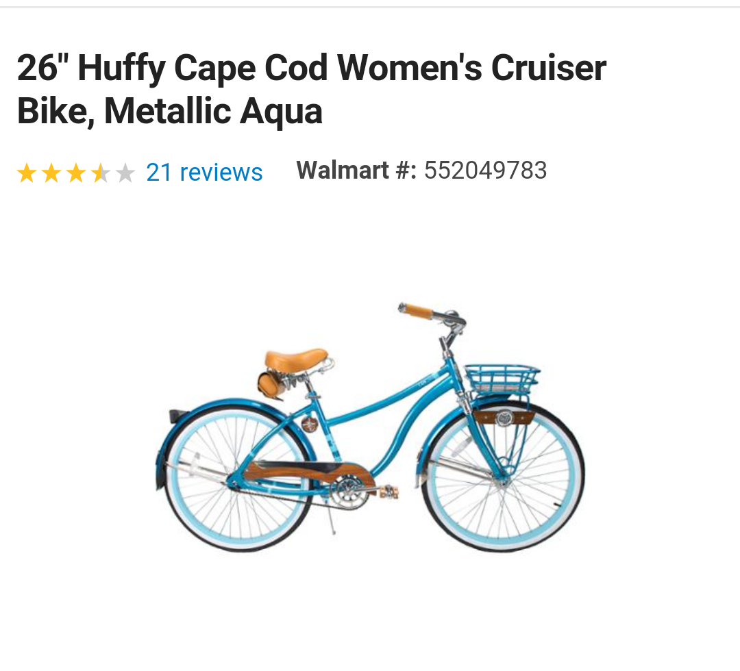huffy cape cod cruiser bike