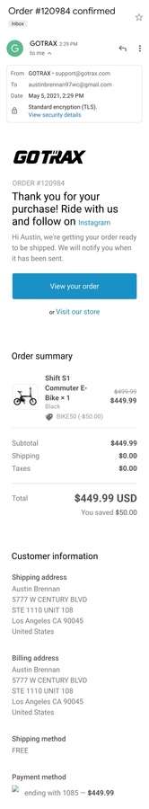 e-Scooter photo