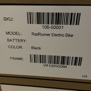 Rad Power Bikes Radrunner 1 Black