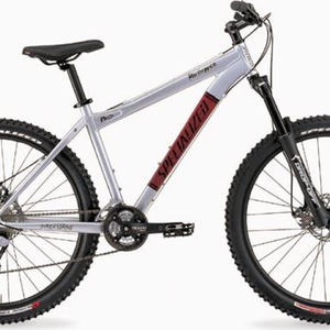 2005 Specialized Rockhopper Pro Disc Silver, gray or bare metal