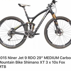 2015 Niner Jet 9 RDO Carbon Frameset Black