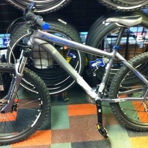 2011 Norco Bikes Bigfoot Silver, gray or bare metal and Blue