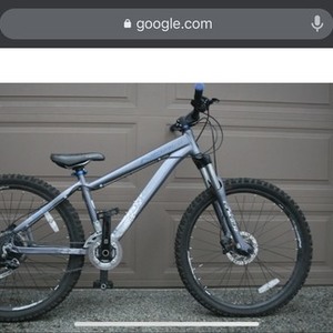 2011 Norco Bikes Bigfoot Silver, gray or bare metal and Blue