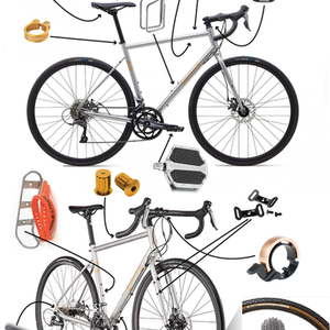 2021 Marin Bikes Nicasio Silver, gray or bare metal