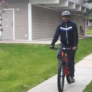 2019 CCM 071-1714-6 trail behind (half bike) Red