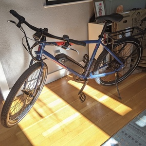 2020 Rad Power Bikes Rad Mission 1 Blue and Orange