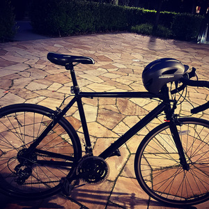 No Manufacturer Markings Not listed. Touring Bike Black