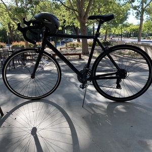 No Manufacturer Markings Not listed. Touring Bike Black