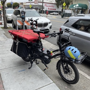 2020 Tern GSD S10 cargo bike (rear storage) Black