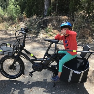 2020 Tern GSD S10 cargo bike (rear storage) Black