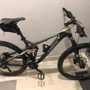 2015 Trek Remedy 7 Silver, gray or bare metal and Green