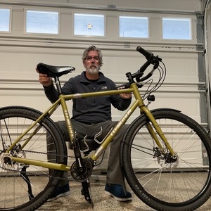 2021 Co-Motion Siskiyou Green and Silver, gray or bare metal