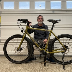 2021 Co-Motion Siskiyou Green and Silver, gray or bare metal