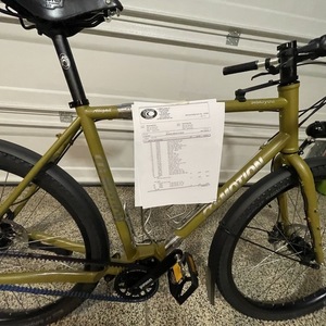 2021 Co-Motion Siskiyou Green and Silver, gray or bare metal