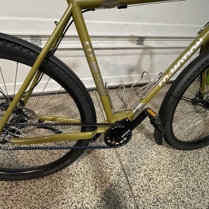 2021 Co-Motion Siskiyou Green and Silver, gray or bare metal