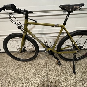 2021 Co-Motion Siskiyou Green and Silver, gray or bare metal