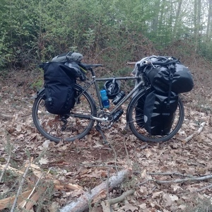 2016 Custom 26in Mountain Bike Touring Silver, gray or bare metal