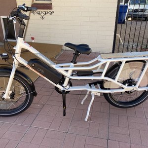 2021 Rad Power Bikes RadWagon 4 cargo bike (rear storage) White