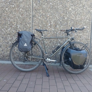 2016 Custom 26in Mountain Bike Touring Silver, gray or bare metal