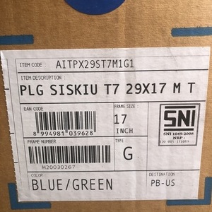 2021 Siskiu T7 Blue and Green