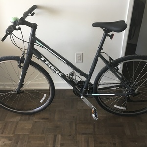 2018 Trek Silver, gray or bare metal