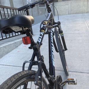 2019 Schwinn 19 inch Black, White, and Silver, gray or bare metal