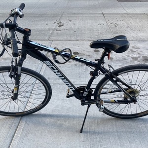 2019 Schwinn 19 inch Black, White, and Silver, gray or bare metal