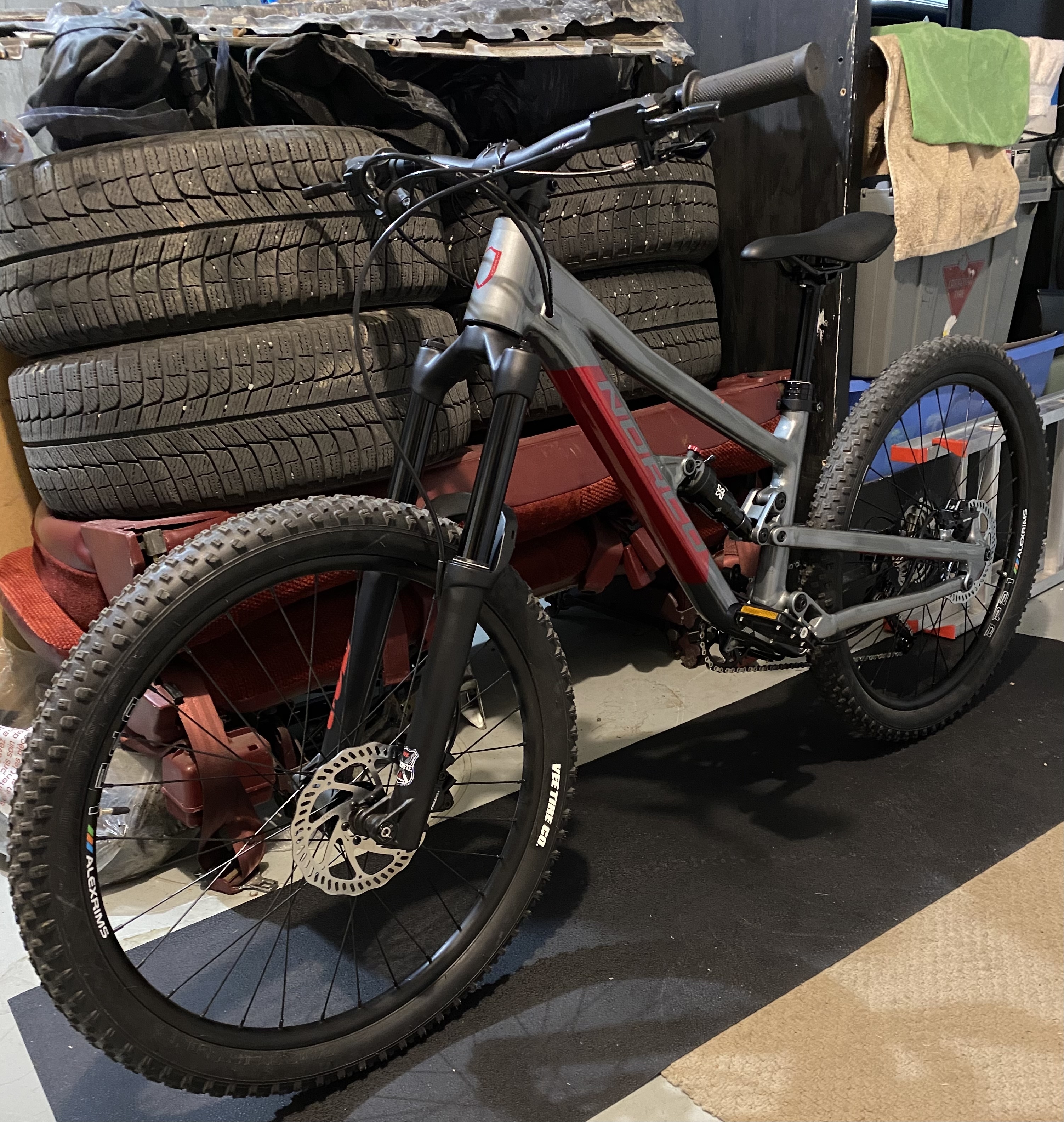 2021 Norco Bikes Fluid FS 4.2 Charcoal 