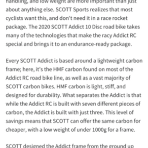 2021 SCOTT Addict 10 Disc Blue and Black