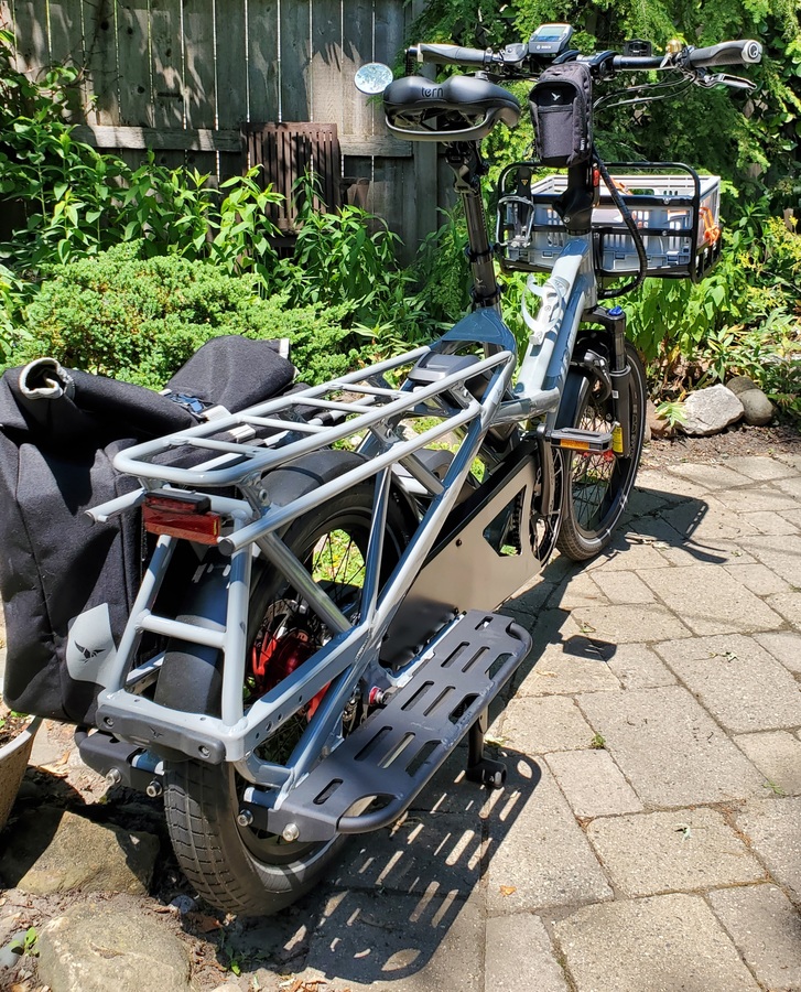 2021 Tern GSD R14 cargo bike rear