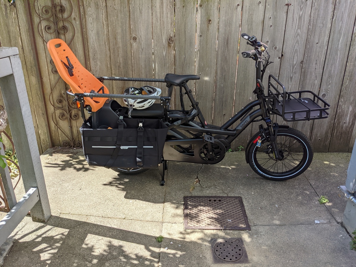 2021 Tern GSD S10 gen2 cargo bike (rear storage)