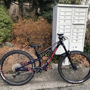 2021 Rocky Mountain Bicycles Altitude A50 Black, Purple, and Red