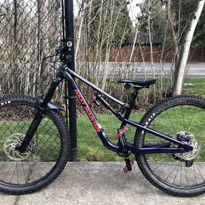 2021 Rocky Mountain Bicycles Altitude A50 Black, Purple, and Red