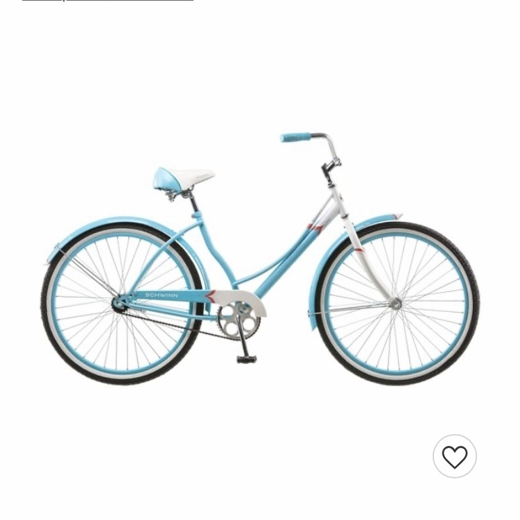blue schwinn beach cruiser