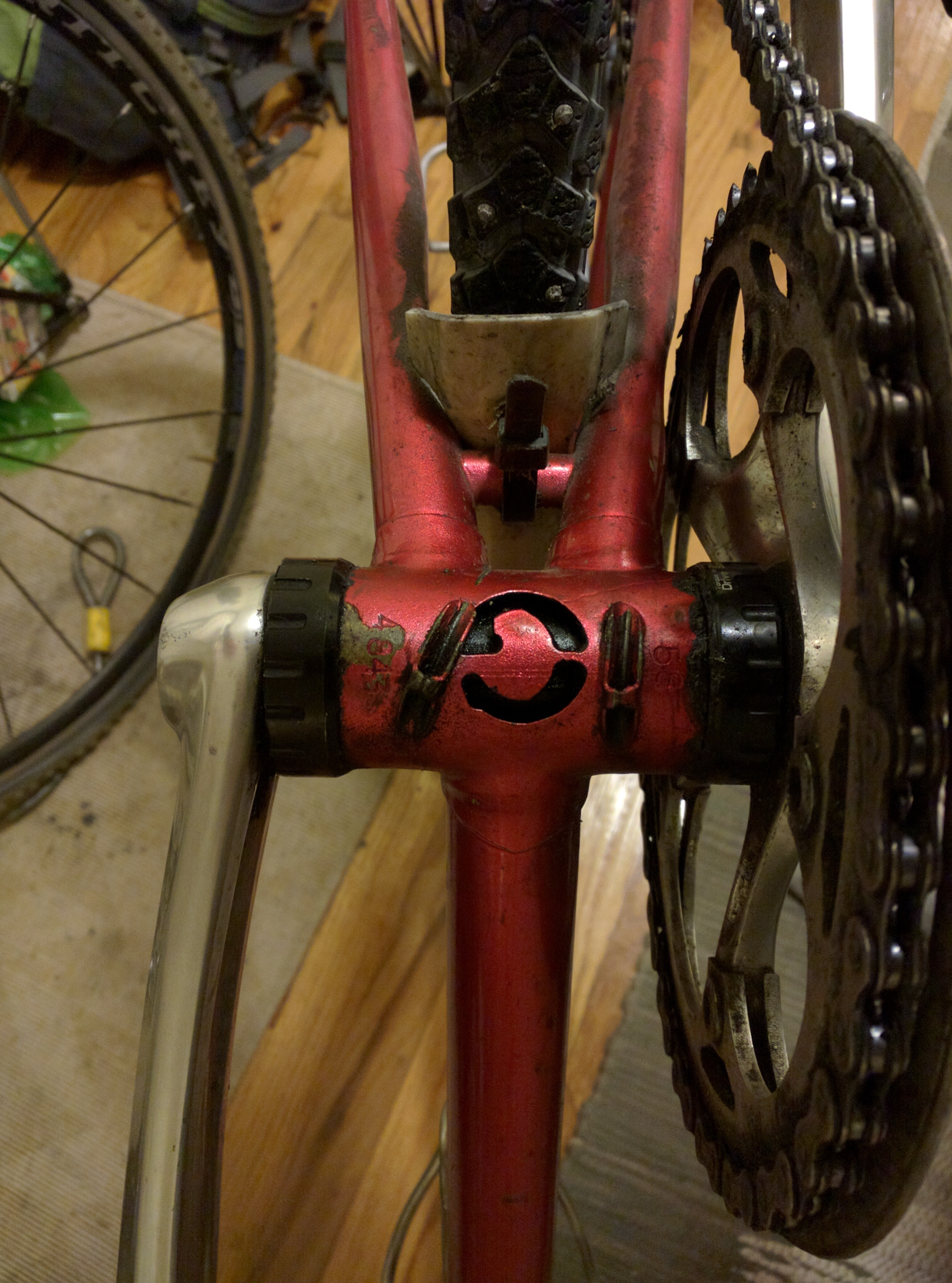 Gerber Road frame with eyelets and internal