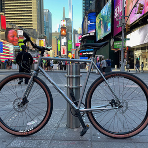 2021 All City Super Professional Single Speed Silver, gray or bare metal