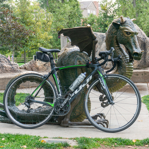 2013 Fuji Sst 2.1 Black, Green, and Silver, gray or bare metal