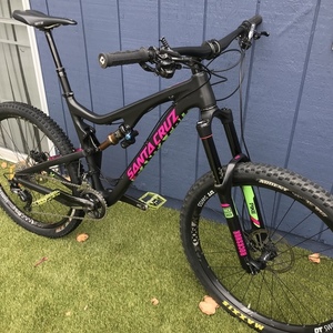 2015 Santa Cruz Bronson 1 CC Black, Pink, and Green