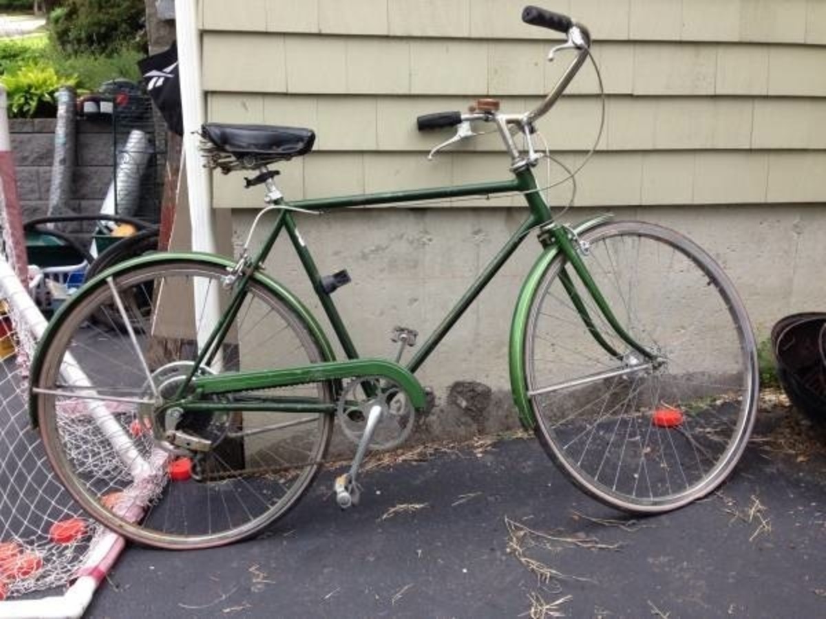 schwinn suburban vintage green