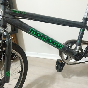 2020 Mongoose Boost Silver, gray or bare metal and Green