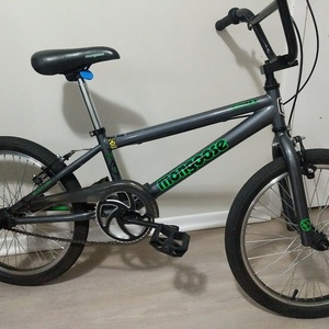 2020 Mongoose Boost Silver, gray or bare metal and Green