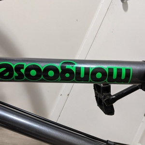 2020 Mongoose Boost Silver, gray or bare metal and Green
